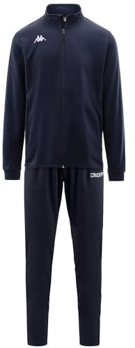 Kappa herr, träningsdräkt, marinblå/vit, S