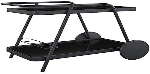 Novogratz Barbie Outdoor Bar Cart, Charcoal