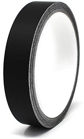 Finest Folia Strisce decorative opache, per auto, camion, moto, barca, modellismo, fai da te, strisce decorative autoadesive (Nero opaco, Larghezza 20mm)