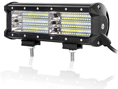AUXTINGS 23cm 270W 4 rader LED arbetsljusstång LED Work Light Spot Flood Light för lastbilar Traktor 4X4 Båt Off Road Auto Dimdrivningslampa 12V 24V Vattentät