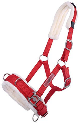ARBO-INOX® -Kappzaum - Halfter - Nylonhalfter - 6 Farben und 4 Grössen (rot, Pony)