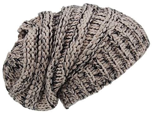 Cool4 Herren Damen Unisex Strickbeanie Slouch Grobstrick Beanie Strickmütze Mütze A20