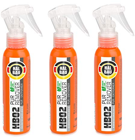 HB02 100ml 3 Stk. Reiniger für ausgehärteten PU-Schaum | PU Remover Schaumlöser