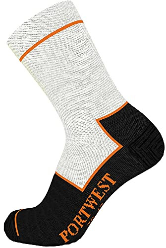 Portwest Cut Resistant Sock, Size: 44-48, Colour: Black, SK26BKR44-48
