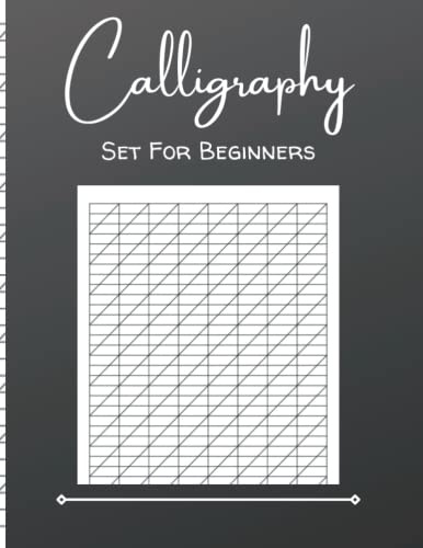 calligraphy set for beginners: 120 Sheet of Calligraphy Practice Paper Hand Lettering Workbook 8.5 x 11 Inches, Handwriting Art