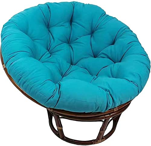 Hoowarm Papasansessel Kissen Sitzauflage 110x110cm, Premium Rundes Dicke Stuhlkissen Bequem Weich Sitzkissen Hängesessel Für Indoor Outdoor Garten Stuhlauflage(#3,160x160CM/62.99x62.99in)