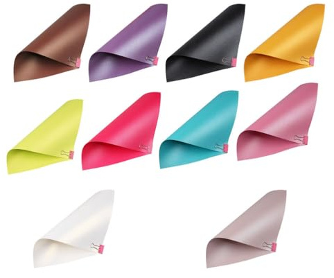Didiseaon Cartulina Brillante Doble Cara A4 Paquete De 20 Hojas Colores Metálicos Para Manualidades Decoración De Fiestas Y Proyectos Escolares