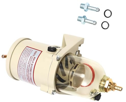 Benzinfilter Kraftstofffilter Metallausführung 500FG 500FH Diesel Marine Benzin Filter Wasser Industrielle Universaltraktoren Autos LKW Motorr Gasmotor Inline-Gas-Kraftstoffleitung Mit Bolzen