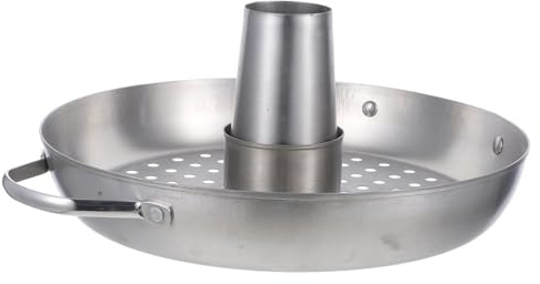 Yardenfun Rôtissoire à Poulet Acier Inoxydable Support De Cuisson Amovible pour Barbecue Et Four Design Ergonomique pour Rôtissage Parfait Plein Air