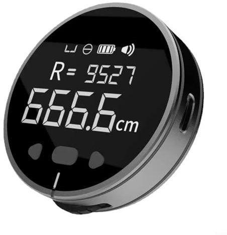 Electronic Ruler Portable Digital Tape Measure Range Finder 99m Handheld Length Measuring Tool with LCD Display