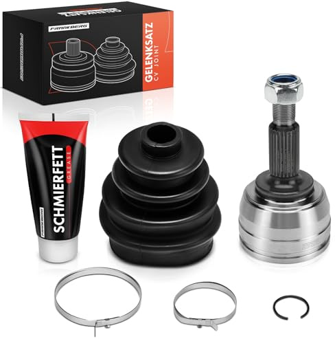 Frankberg Jeu de Joints Arbre de Transmission Avant Côté roue 8200436366 | Compatible avec Duster HS 2010-2018 Captu.r I H5 J5 2016-2025 Grand Scénic II JM0/1 2004-2009 Megan.e CC EZ0/1 2010-2015