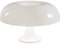 KONTARBOOR Lampe de table LED, blanche, Lampe à poser Vintage, champignon