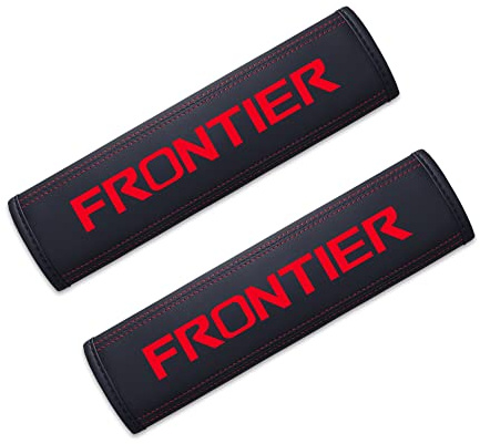 YHRNN 2 Pièces Rembourrage de Ceinture de Sécurité pour Mazda Frontier, Protege Ceinture Voiture Ceinture Antidérapant IntéRieur Accessoires,Red1