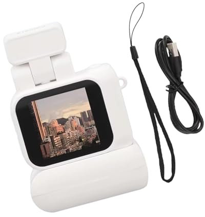 Uqezagpa Campus Camera 1080P Digital Camcorder 90° Flipflash 1.44In Screen Automatic Looped for Travel Sports