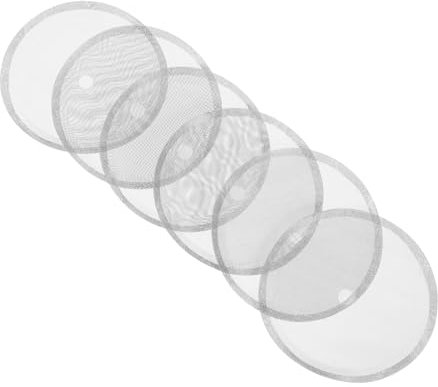 GALPADA 6 Pièces Filtres à Café Réutilisables Acier Inoxydable Accessoires pour Cafetière à Piston Filtration Optimale pour Pur