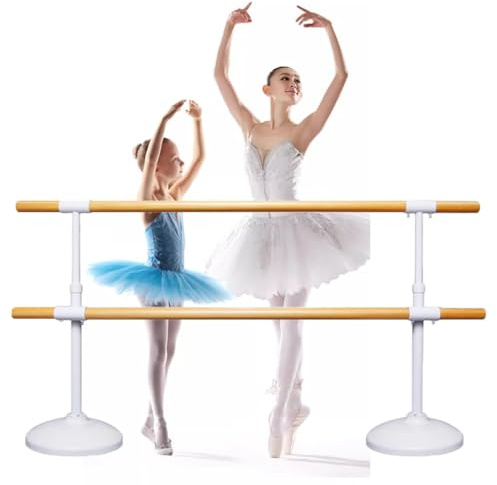 Ballettstange, robuste Ballettstange aus Stahl mit Holzgriff, Beindruckstange für Haushaltstanzstudios, kann EIN Gewicht von 500 kg tragen