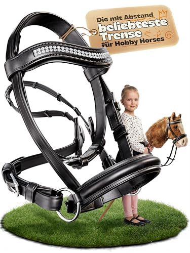 Treushop® – Hobby Horse Trense – Halfter für Holzpferd – Größen S/M/L – Reitspaß für Kinder – Hobby Horse & Holzpferd Zubehör – robust und langlebig