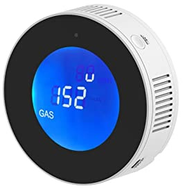 PA-210W. Rilevatore di gas WiFi Smart Naturale Perdita Combustibile GPG. Sensore del Lcd. Display allarme for la cucina domestica Installazione rapida