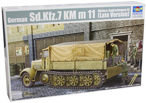 Trumpeter 01507 modellbyggsats Tysk Sd.Bil. 7 medelstor dragmotorbil 8t lateversion