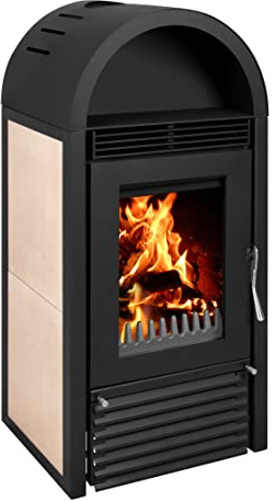 12,31 kW Kaminofen Bruno Marbella Beige wasserführend