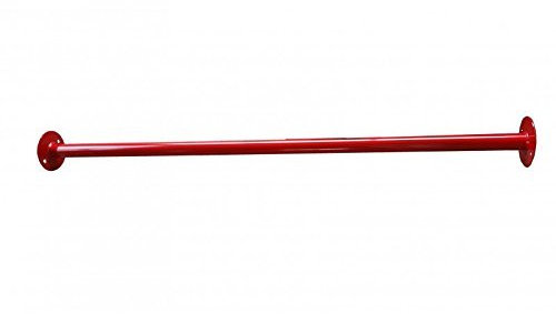 Niro Sportgeräte Reckstange Turnstange Turnreck Outdoor Garten, Metall, pulverbeschichtet, witterungsbeständig, bis 130 kg, 78 cm, 122 cm und Wunschlänge