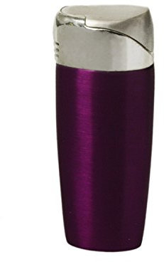 Briquet à gaz électronique violet brossé
