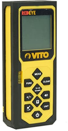Vito Power - Telémetro láser digital profesional, alcance 60 m, precisión 3 mm, apagado automático, medición de distancias