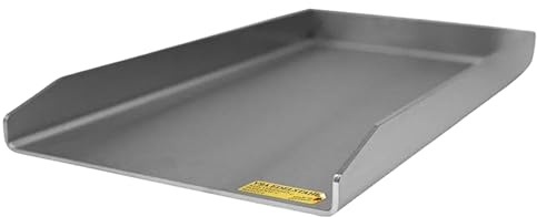 BABOSSA Grill Plancha aus V2A Edelstahl 23.5 x 41.5 cm – Erstklassige Verarbeitung & perfekte Hitzeverteilung – kompatibel mit Burnhard Fred Edition – Teppanyaki Platte 100% Made in Germany