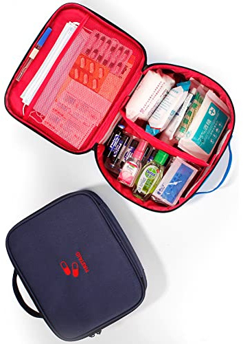 LSGGTIM Kit di Primo Soccorso First Aid Kit Portatile Borsa di Pronto Soccorso Impermeabile Mini Kit di Primo Soccorso Portatile per Famiglia E Viaggi,Auto,Campeggio,Ufficio,Kit di Pronto Soccorso