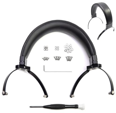 Voarmaks Genuine Leather Full Metal Headband Compatible with Beyerdynamic DT700 DT770 DT880 DT900 DT990 DT1990 DT1770 DT860 T5 Amiron Headphone Replacement Head Band Repair