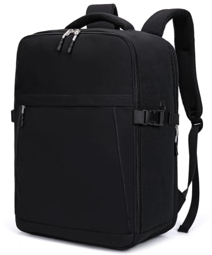 Lossga Sac à Dos Voyage Avion Bagages Valise Cabine 45x36x20 pour Easyjet Sac Cabine avec Organiseurs de Bagage, avec Compartiment pour Ordinateur