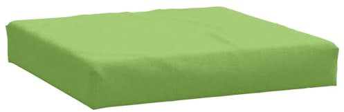 vidaXL Cojín para sofá de palets Tela Verde Melange 60x60x9,5 cm, cojín palets, cojín de jardín, cojín de Silla, cojín, cojín de Exterior