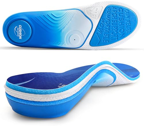 PCSsole Solette Ortopediche Gen 2 | Per Fascite Plantare, Sperone Calcaneare, Piedi Piatti + Dolori | Comfort tutto il giorno