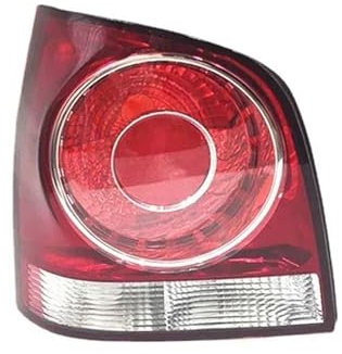 POLOFZFGKZ Für VW Polo 9N 9N3 Schrägheck 2005–2010 Heck-Bremsleuchten Auto Rücklicht Montage(1pc Left Red Shell)
