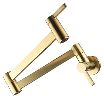 jojofuny Grifo De Agua Fría Individual Para Cocina y Baño Grifo Extensible De Inoxidable Plegable Para Uso Diario Hogar