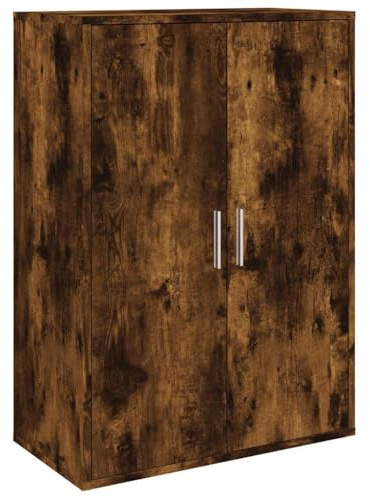 PUGYNBK Credenza per affumicatura, 60 x 31 x 84 cm, in legno con molto spazio per riviste e libri, superficie facile da pulire, robusta e stabile per il soggiorno