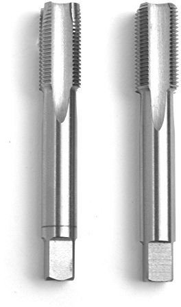 GSR Gewindebohrer|Vor- und Fertigschneider|BSP 7/8|2-tlg.|Gewindeschneider Rohr|Handgewindebohrer Satz|DIN 5157|HSS-G