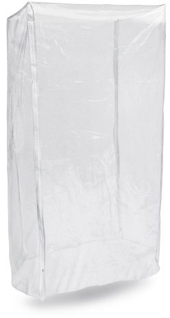 New Star Foodservice 36565 Commercial-Grade Sheet Pan/Bun Pan Rack Cover, Plastic, 20-Tier, 28 L x 23 W x 61 H, Clear