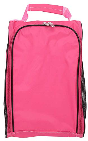 VGEBY Schuhtasche, Nylon Atmungsaktive Golfschuhtasche Pink Tragetaschen mit Rei?Verschluss gro?er Kapazit?t f¨¹r Schuhe