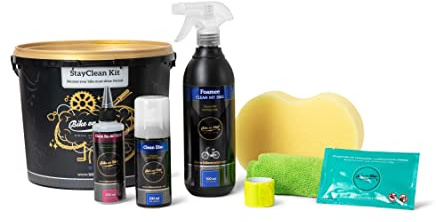BIKE on Wax Complete Bicycle Cleaning Kit | Ultimate Bike Care Bucket | Cleaning Kit for All Types of Bikes | StayClean Kit for Total Bike Care