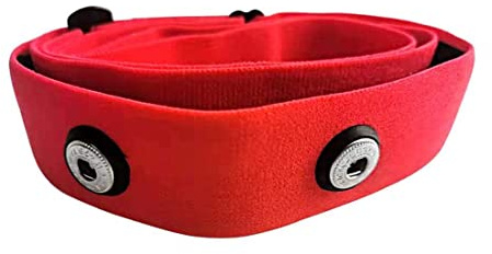 Monumen Heart Rate Monitor Chest Strap Replacement Band for Myzone, Red