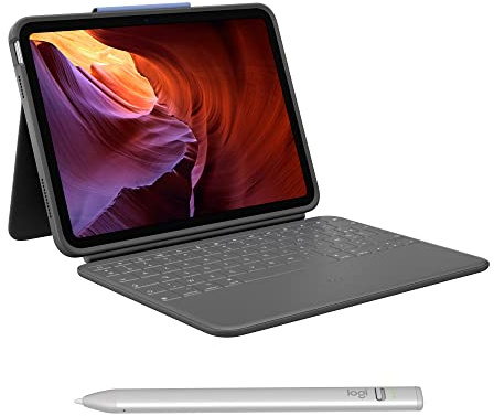 Logitech Slim Folio, étui Clavier pour iPad (10e génération et A16)