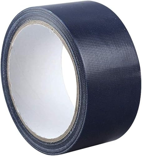 SARIMON Cinta adhesiva impermeable Gaffer cinta adhesiva resistente al agua, cinta adhesiva resistente para reparación de tela, cinta adhesiva de 48 mm x 10 m (rollo individual) (azul marino 1, 48 mm