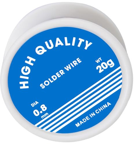 0.8mm 20g lötzinn, lötzinn mit flussmittel, entlötlitze, lötdraht, lötdraht elektronik, für die Reparatur und den Heimwerker von Elektronischen Elektrischen Lötkomponenten
