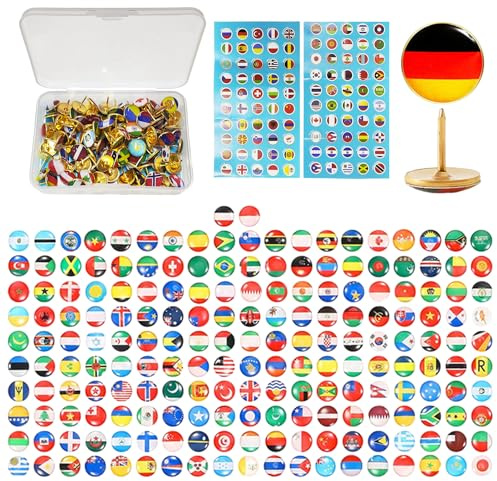 100 st flaggstift, landsflaggstift, kartmarkeringsnål, dekorationsnål, kreativa flaggstift, kartfästen, tryckstift för anslagstavla