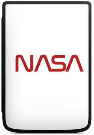 DeinDesign Coque pour liseuse Compatible avec Vivlio Touch HD Plus Etui pour liseuse Protection pour liseuse NASA Logo Espace