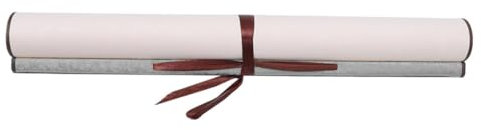 Anneome Multi-Function Xuan Paper Rice Paper Scroll for Calligraphy and Painting, Portable Blank Household Write Supply in Silver Gray, Suitable for Chinese Calligraphy Practice and Art Creation