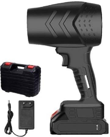 Turbo Jet Blower, Turbo-Jet-Gebläse, Auto Trockner Gebläse Akku, Handheld TurboJet Ventilator, Kabelloser Turbo-betriebener Mini-Jet-Gebläse, Tragbare Schneeräumungsgerät für Autos