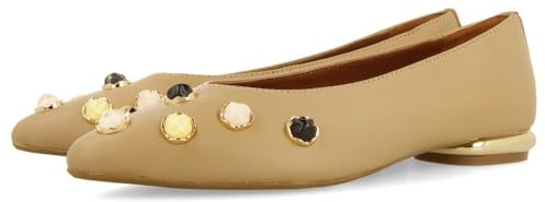 GIOSEPPO DOVRAY, Mary Jane platta damskor, beige, 36 EU, Beige, 36 EU