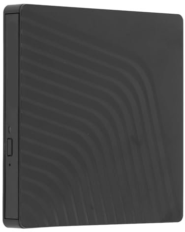Plyisty Boîte de Lecteur de DVD Externe, Tapez A Type C USB3.0 Boîte à Conduite DVD BD CD DVD, Entraînement Optique pour Ordinateur Portable Enceinte Externe avec Fonction de Combustion